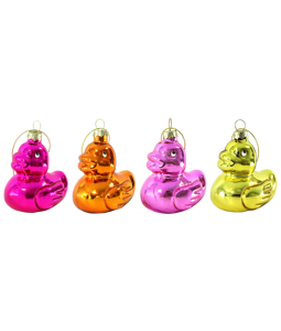 GLASSCHMUCK DUCKS   S/4
