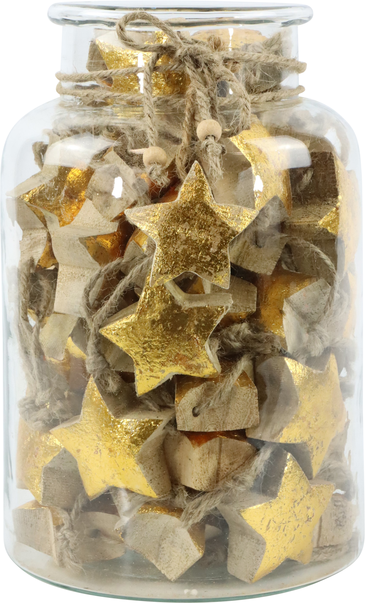 GLAS MIT STERNHÄNGERN GOLD  S/61