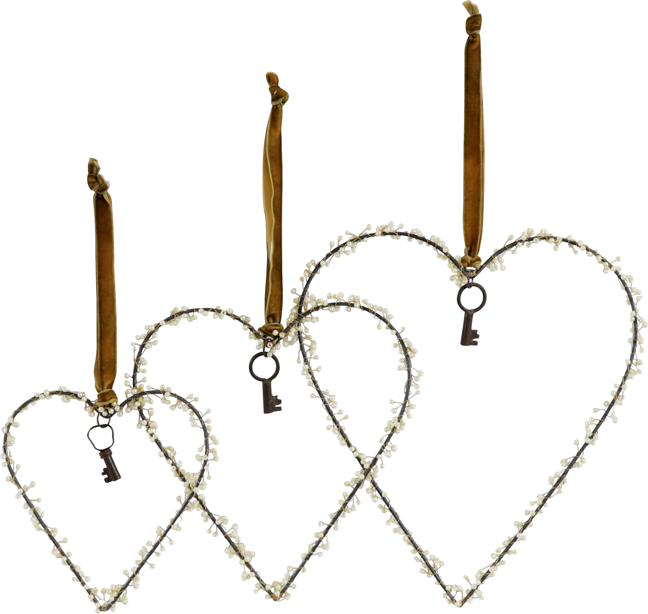 ZIERHÄNGER HERZEN  S/3