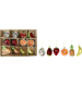 GLASSCHMUCKDISPLAY FRUITS  S/12