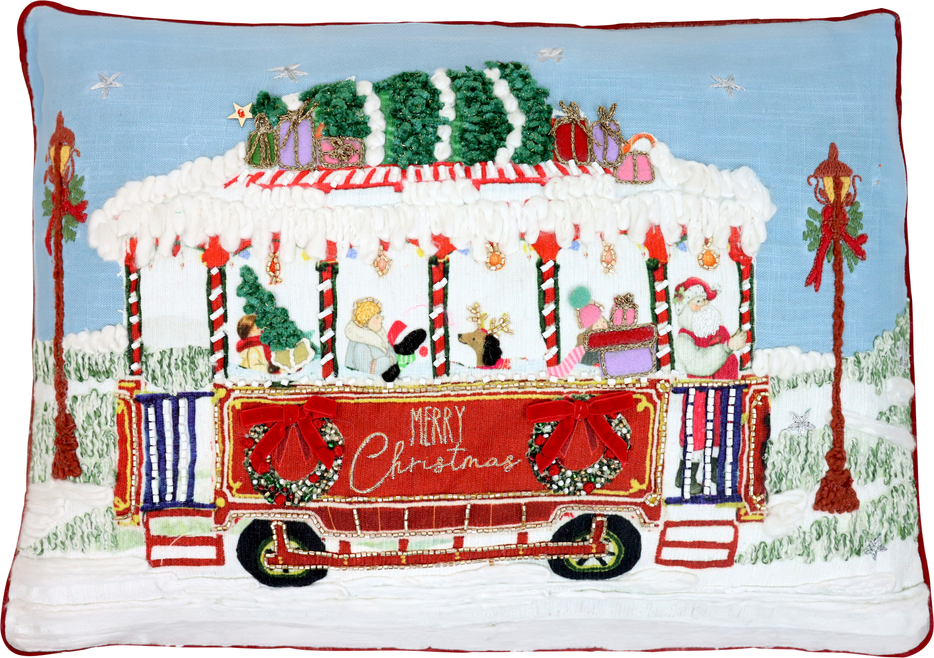 KISSEN XMAS-BUS 30x50