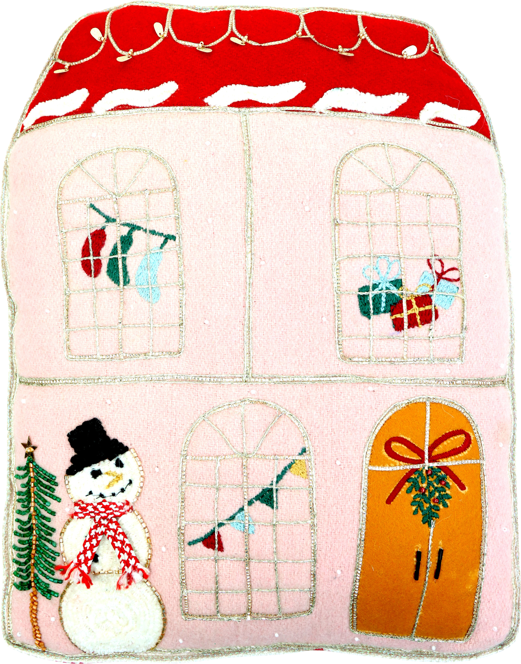 KISSEN WEIHNACHTSHAUS 30X38