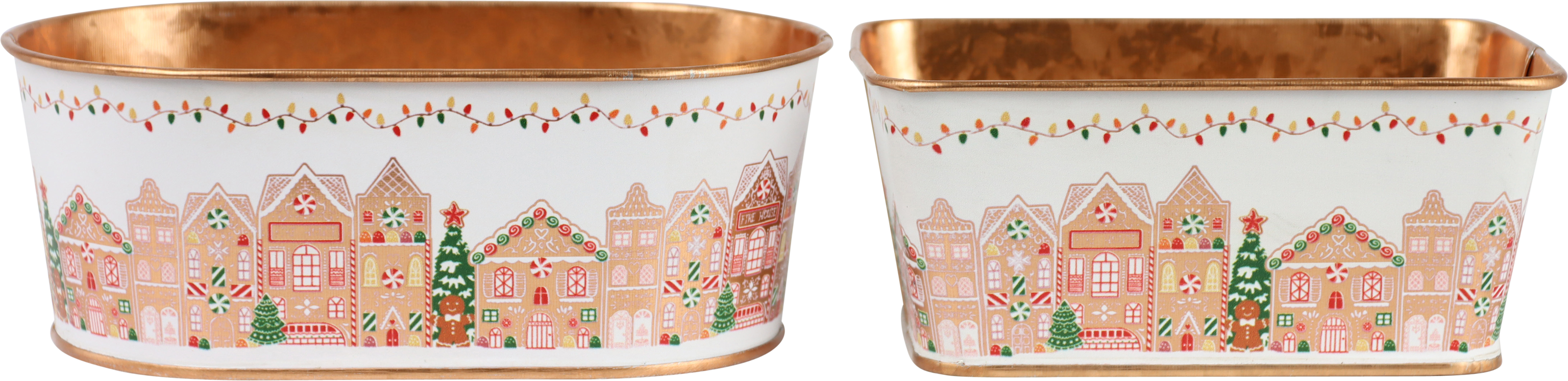 JARDINIEREN NOËL VILLE  S/2