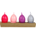 TEELICHTER GLOSSY GLOW  S/4
