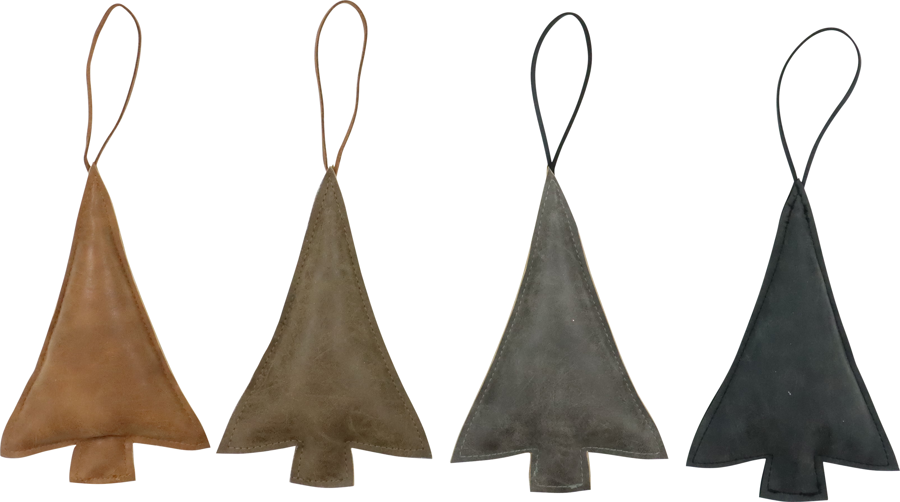 LEDERHÄNGER BÄUME  S/4