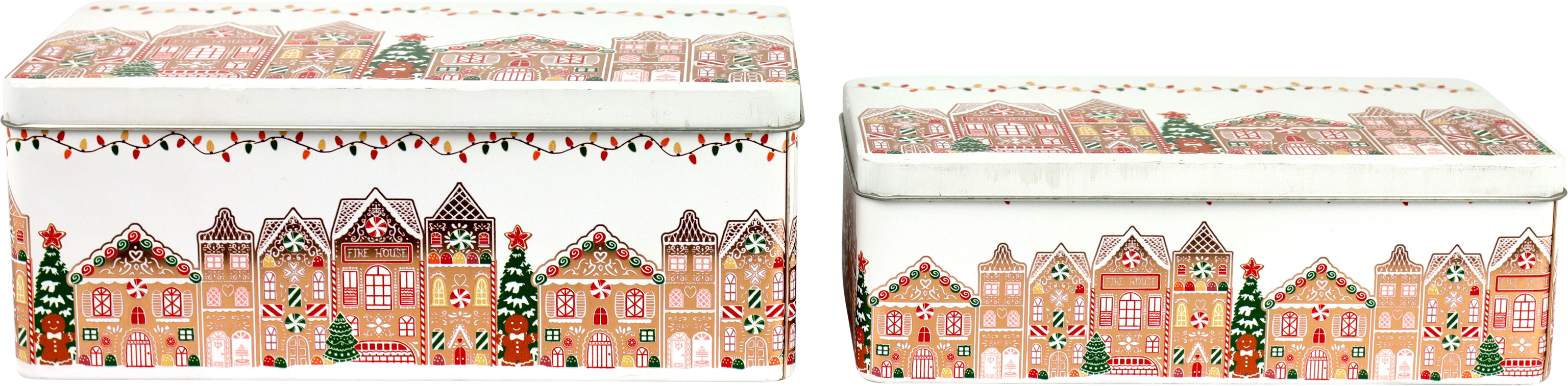 BLECHDOSEN NOËL VILLE  S/2