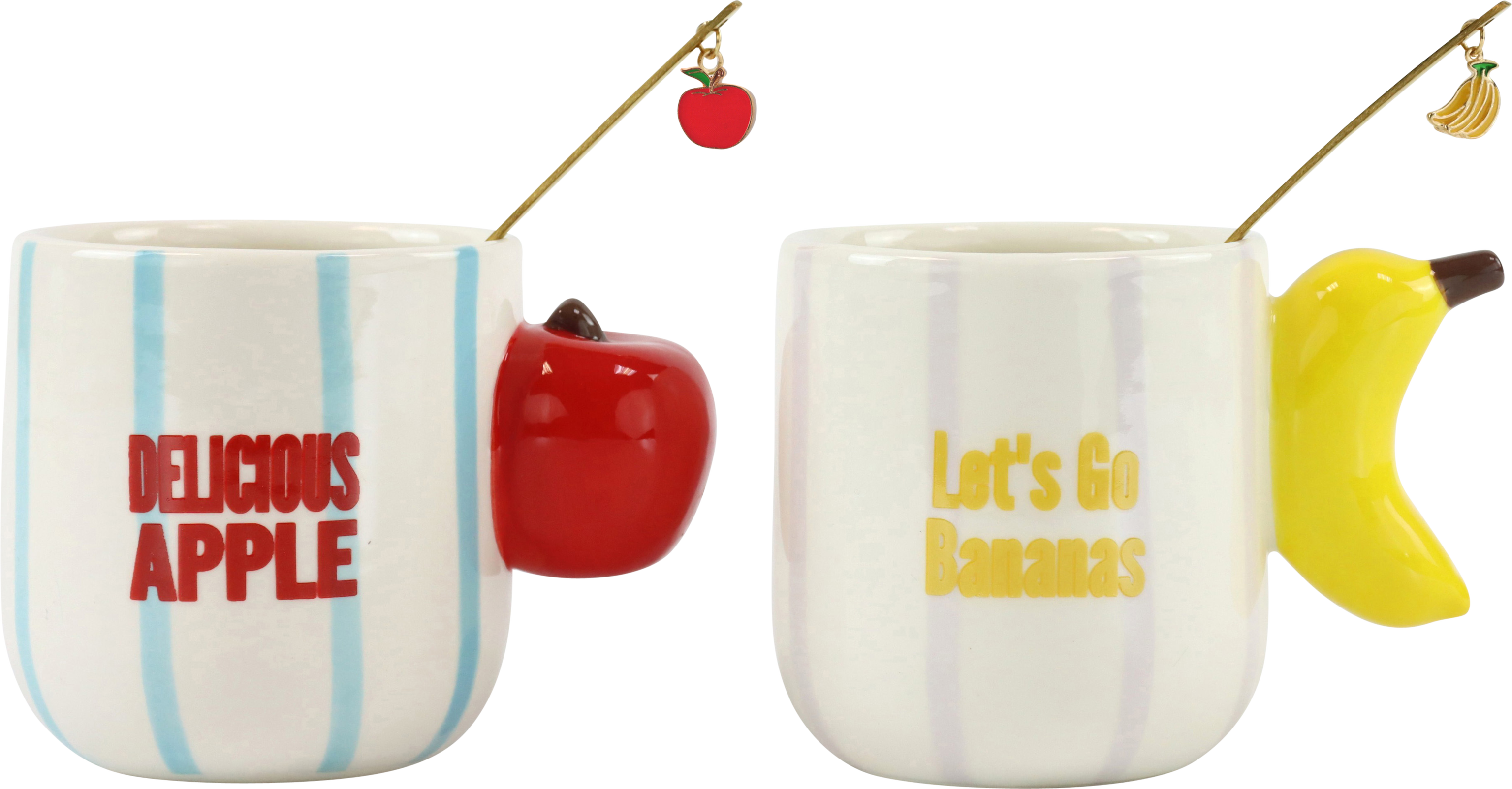 TASSEN M.LÖFFEL FRUITY CUPS  S/2