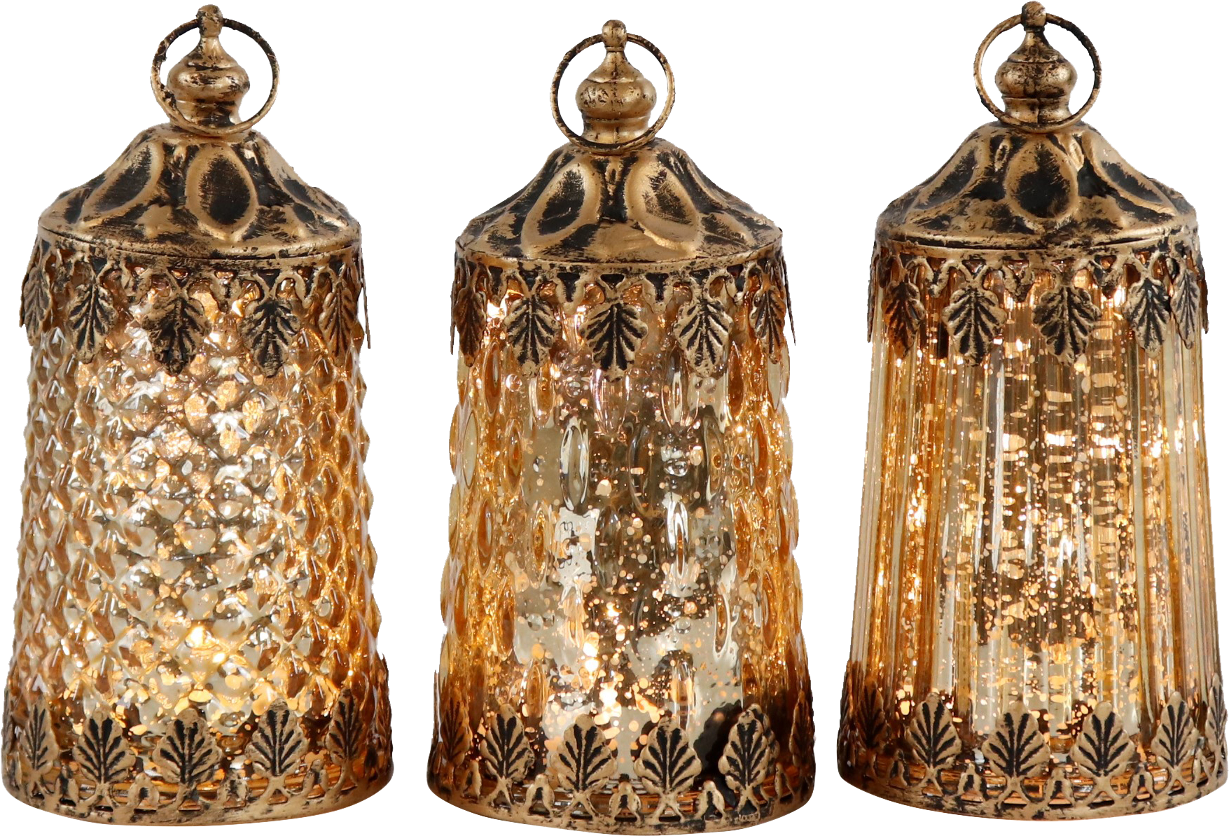 LED-LICHTER SAMARKANT  S/3