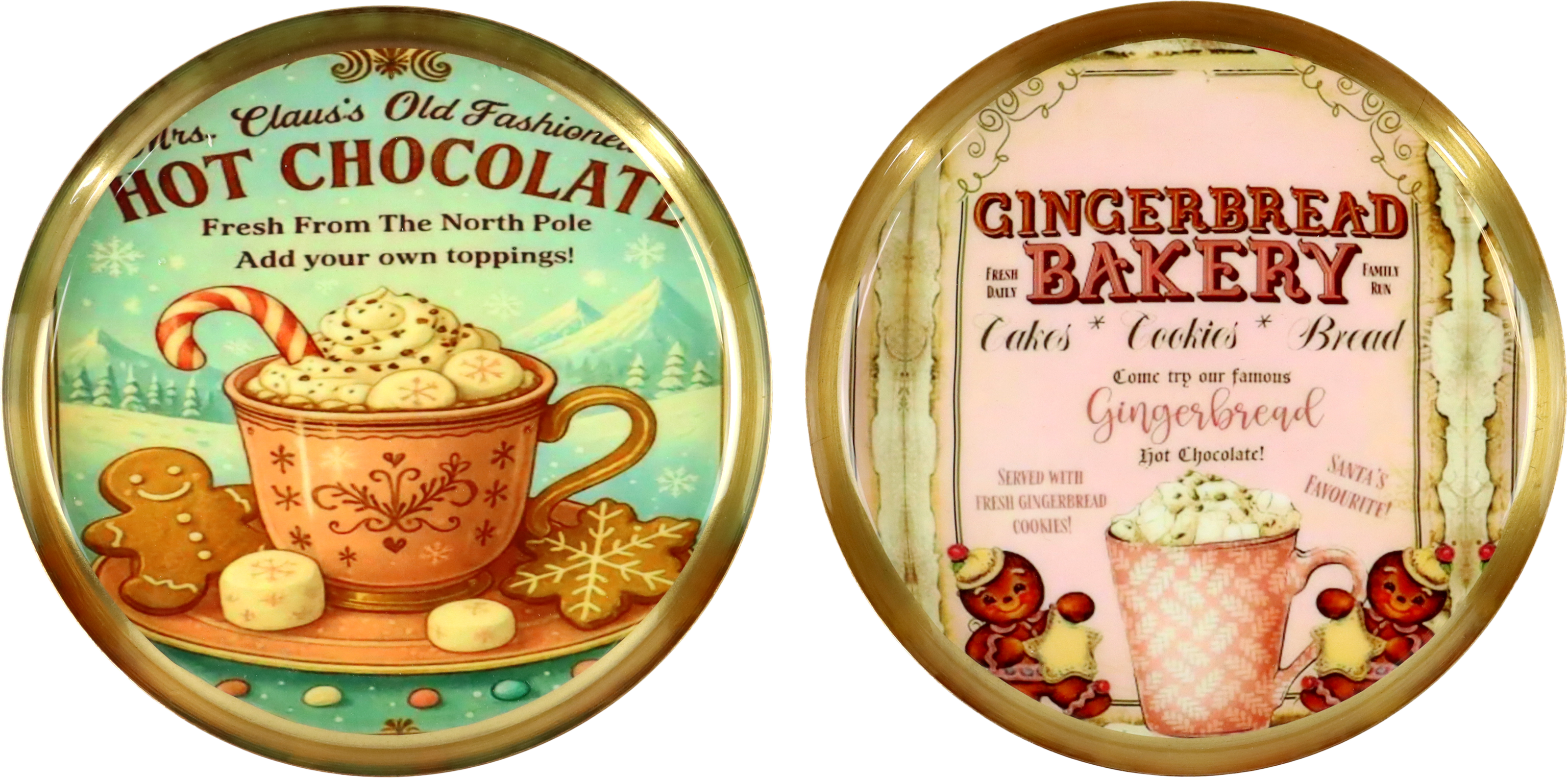 TABLETTS VINTAGE MUGS  S/2