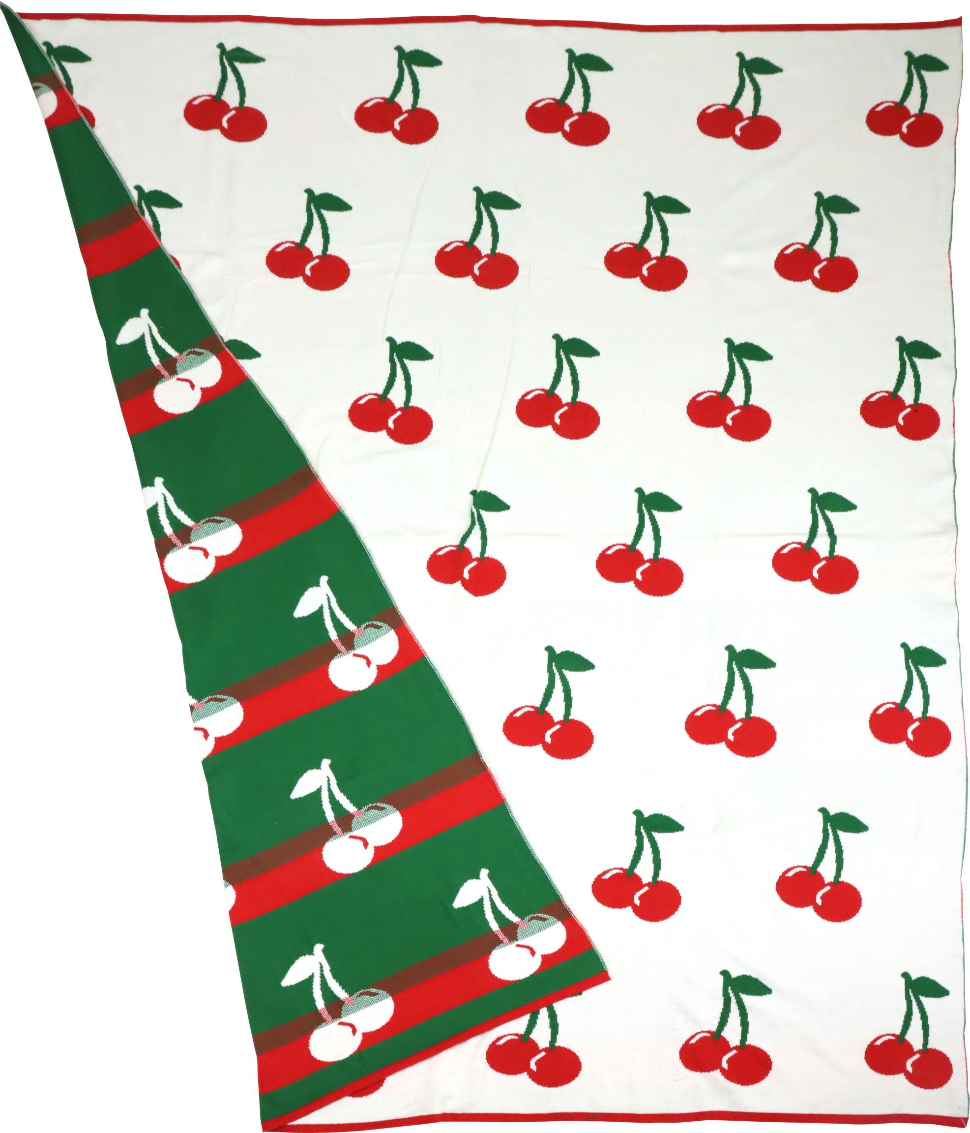 STRICKDECKE CHERRY 125X160