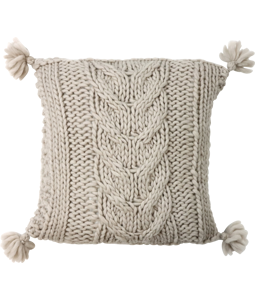 STRICKKISSENHÜLLE CHALET 45X45