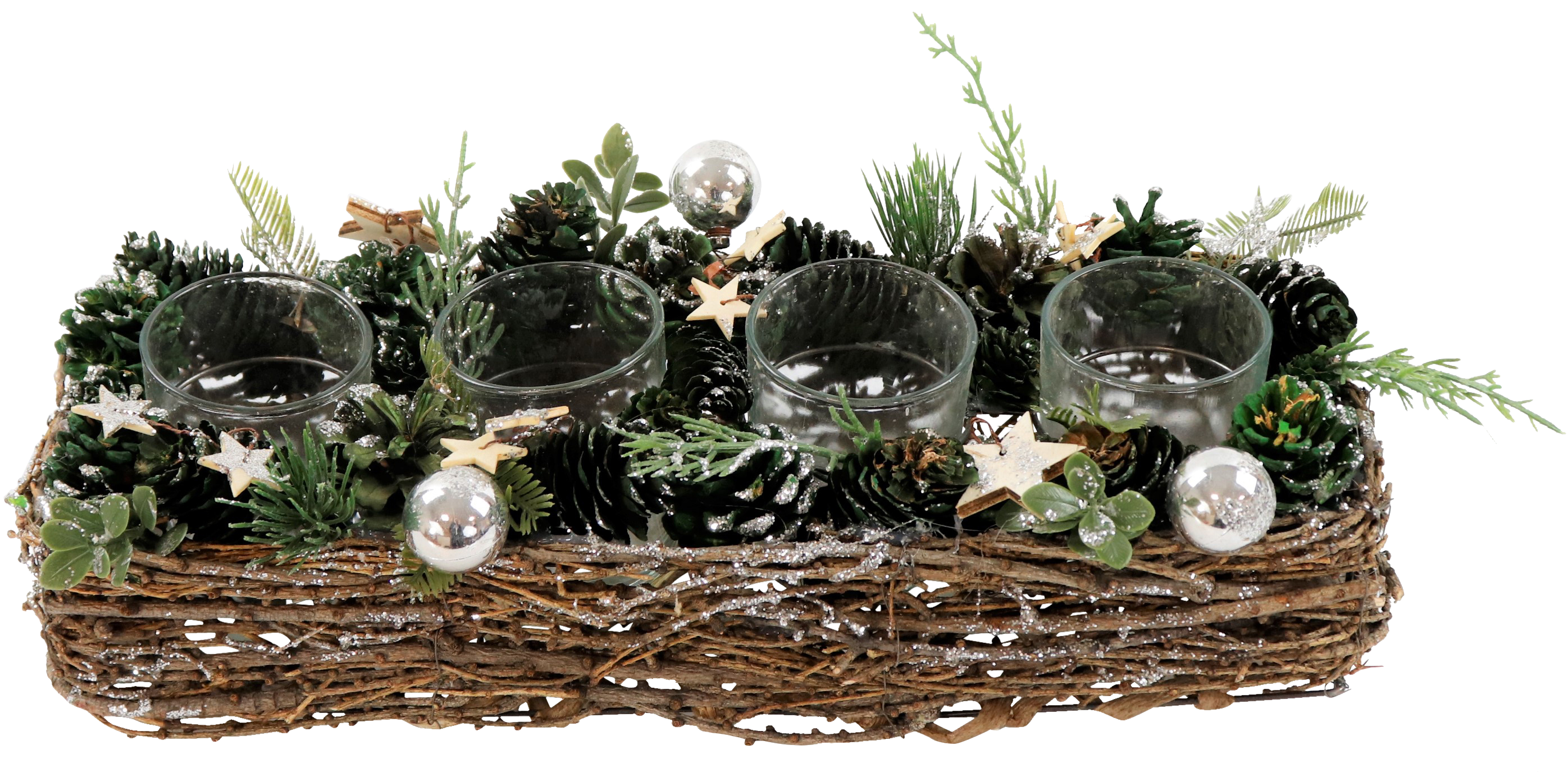 LEUCHTOBJEKT SILVER SPARKLE