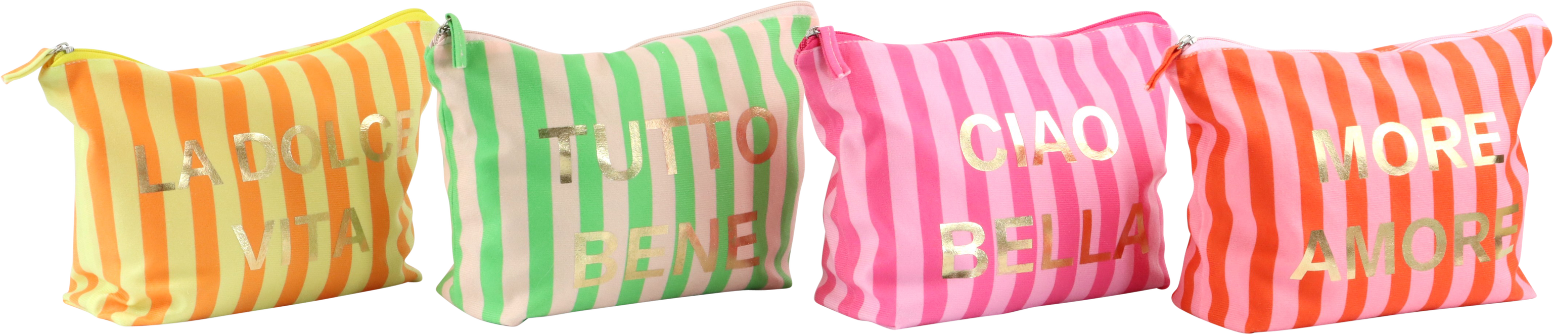 BEAUTYBAGS BELLISSIMA STRIPES  S/4