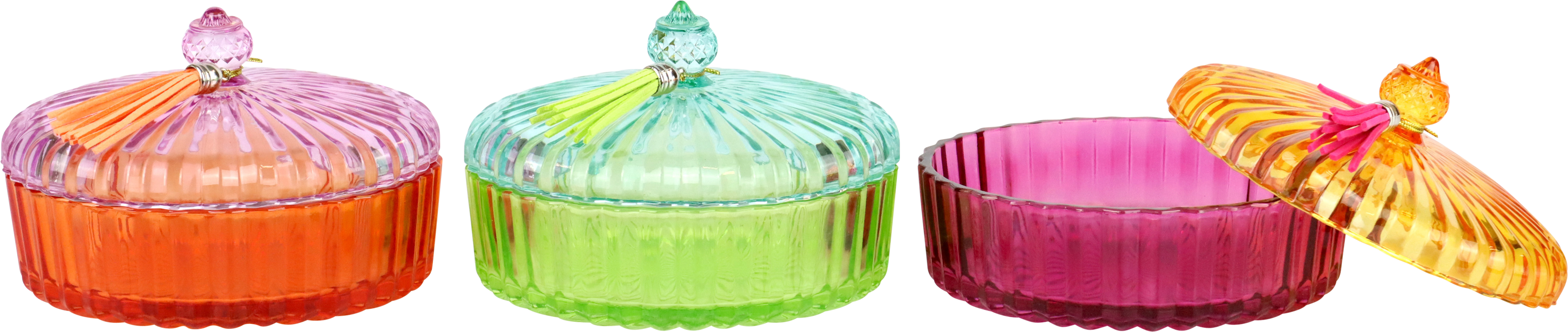 GLASDOSEN SPLASH OF COLOURS  S/3