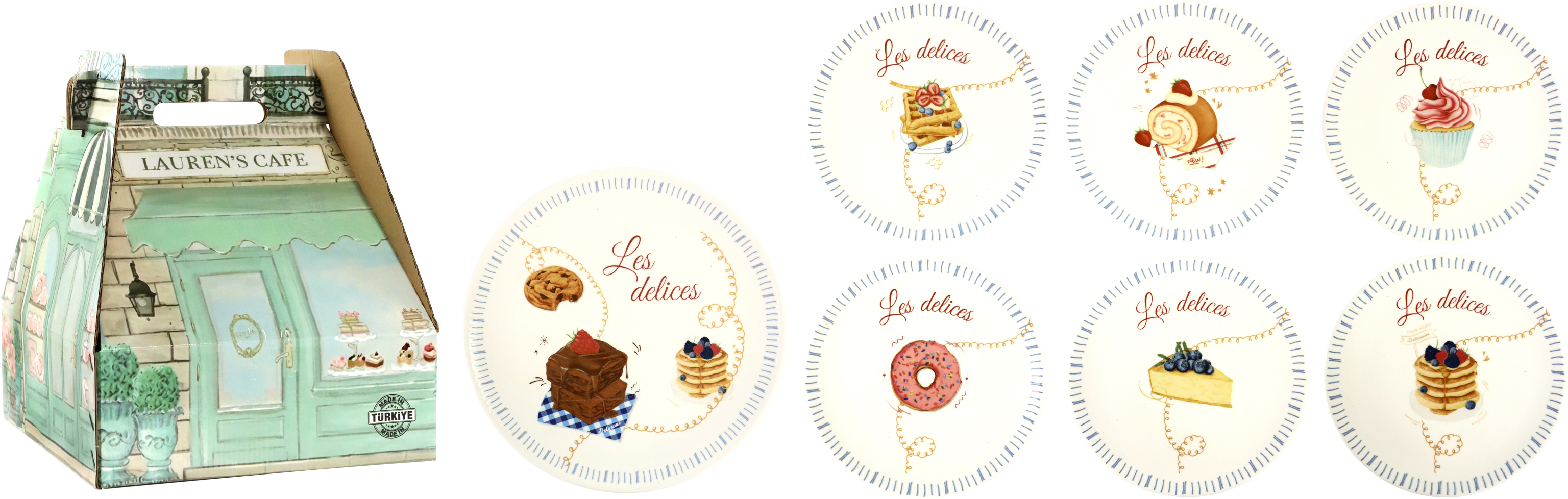 GIFTBOX CAKE CAROUSEL  S/7