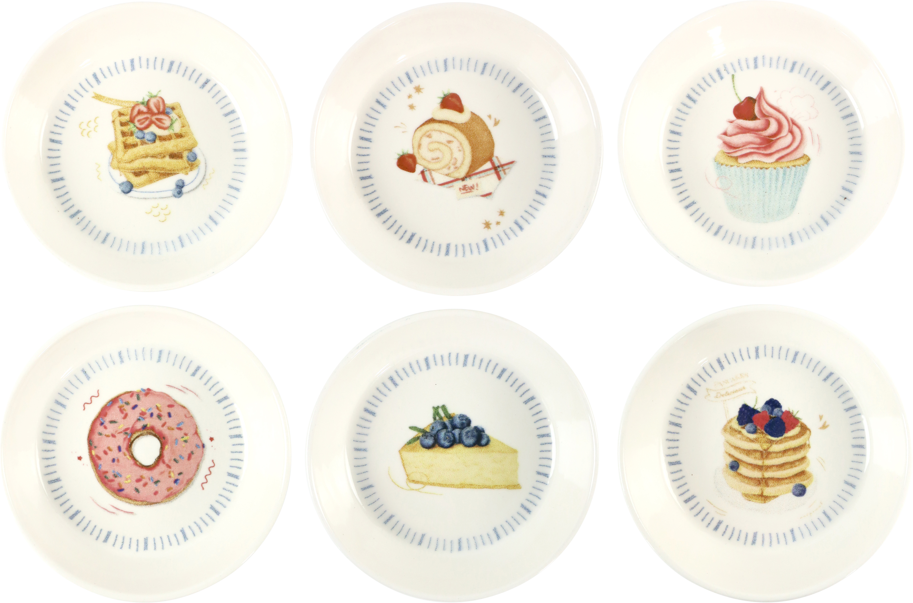 SCHALEN CAKE CAROUSEL  S/6