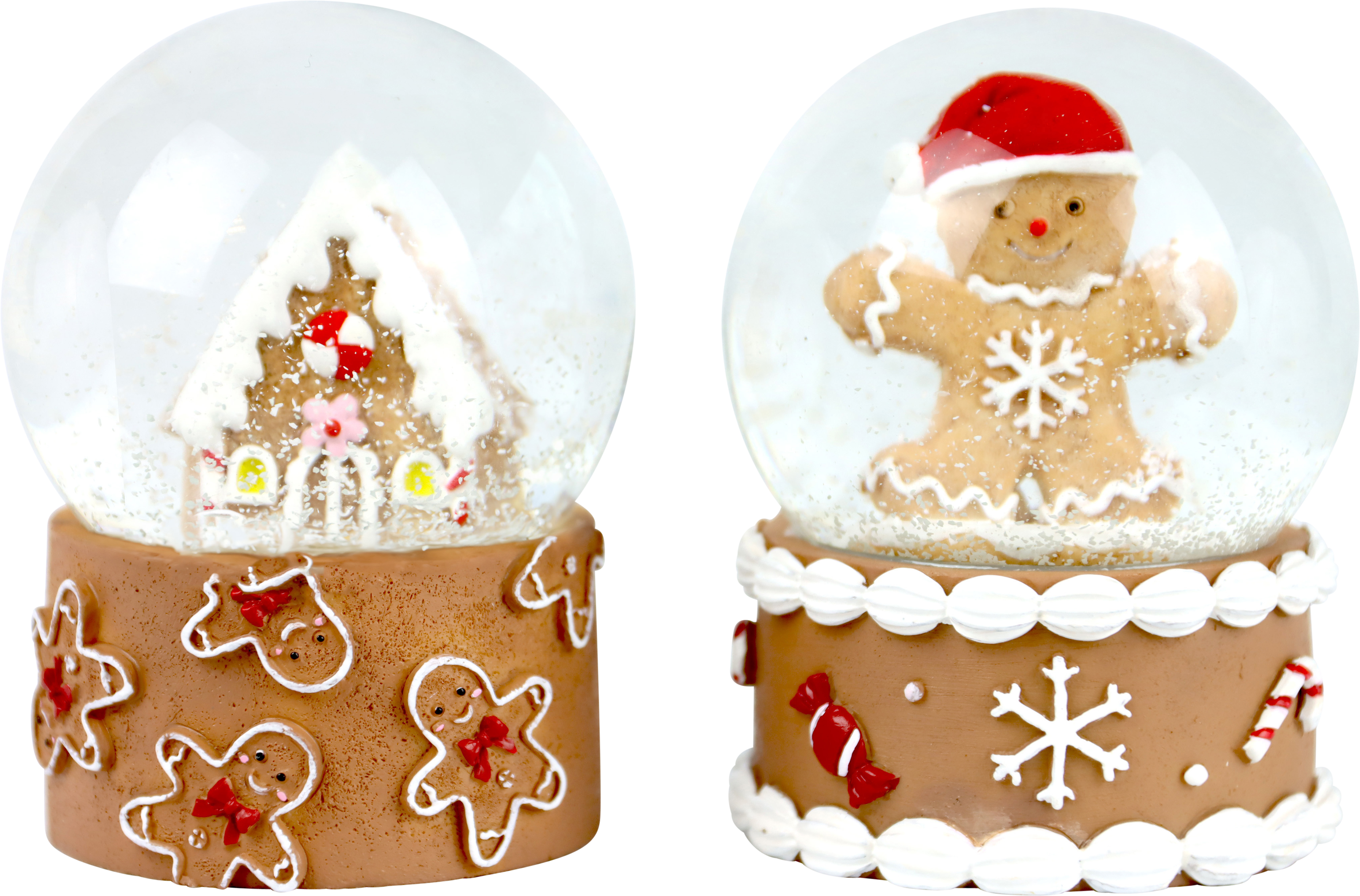 SCHNEEKUGELN COOKIE GLOBES  S/2