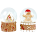 SCHNEEKUGELN COOKIE GLOBES  S/2
