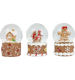 SCHNEEKUGELN COOKIE GLOBES  S/3