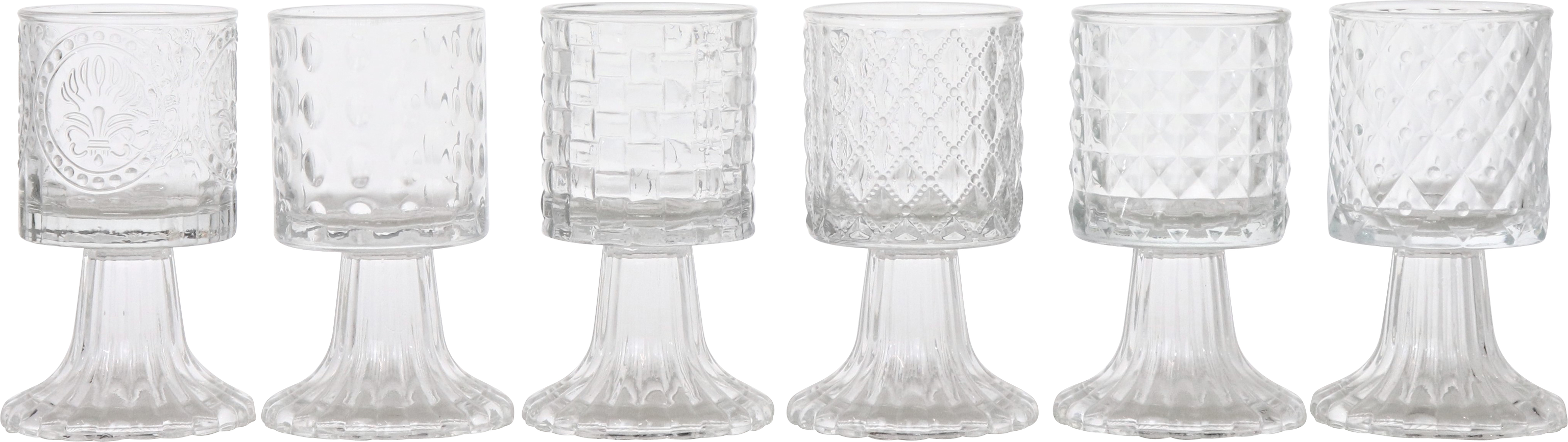 GLASPOKALE FARO  S/6