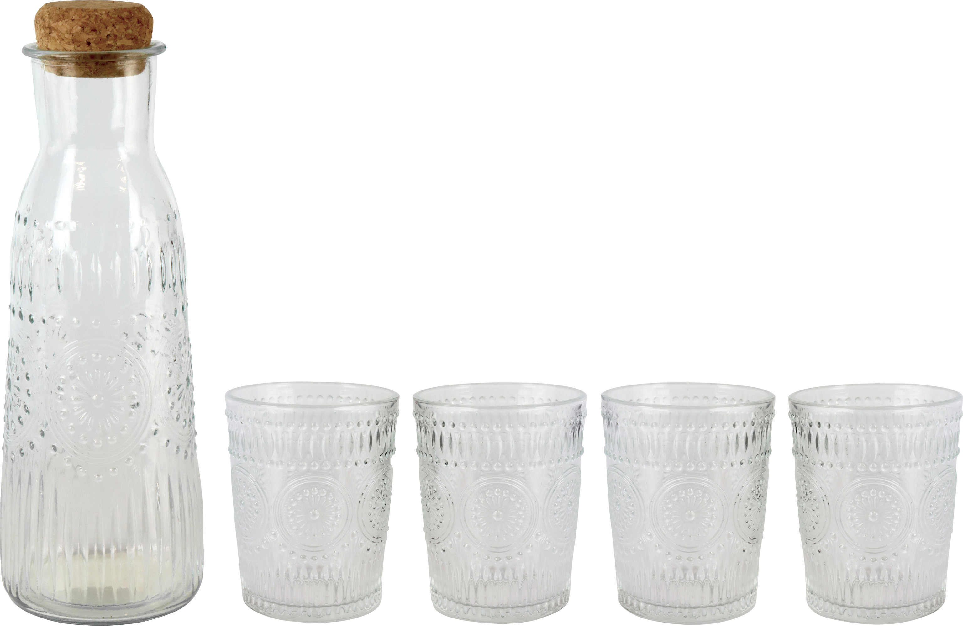 KARAFFE MIT GLÄSERN CULINAR  S/5