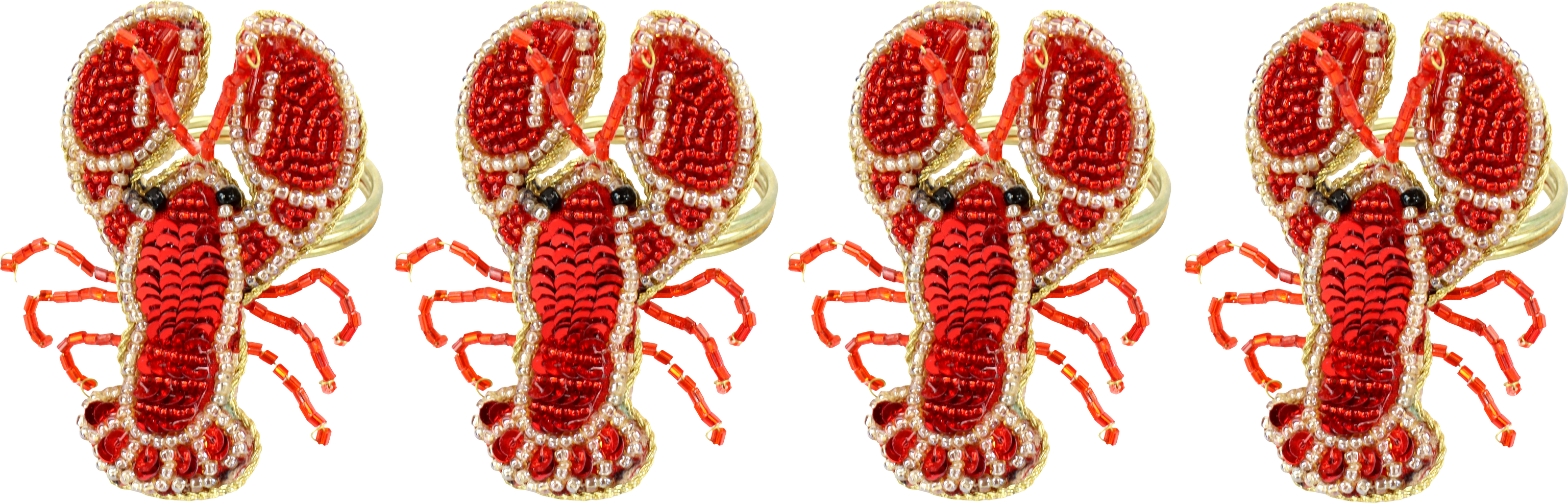 SERVIETTENRINGE LOBSTER  S/4