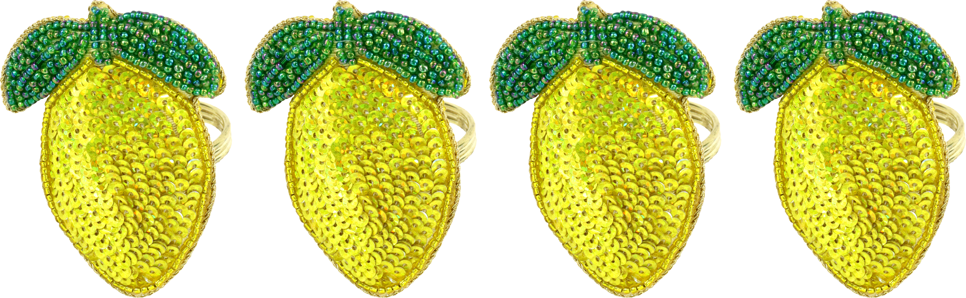 SERVIETTENRINGE LEMON  S/4