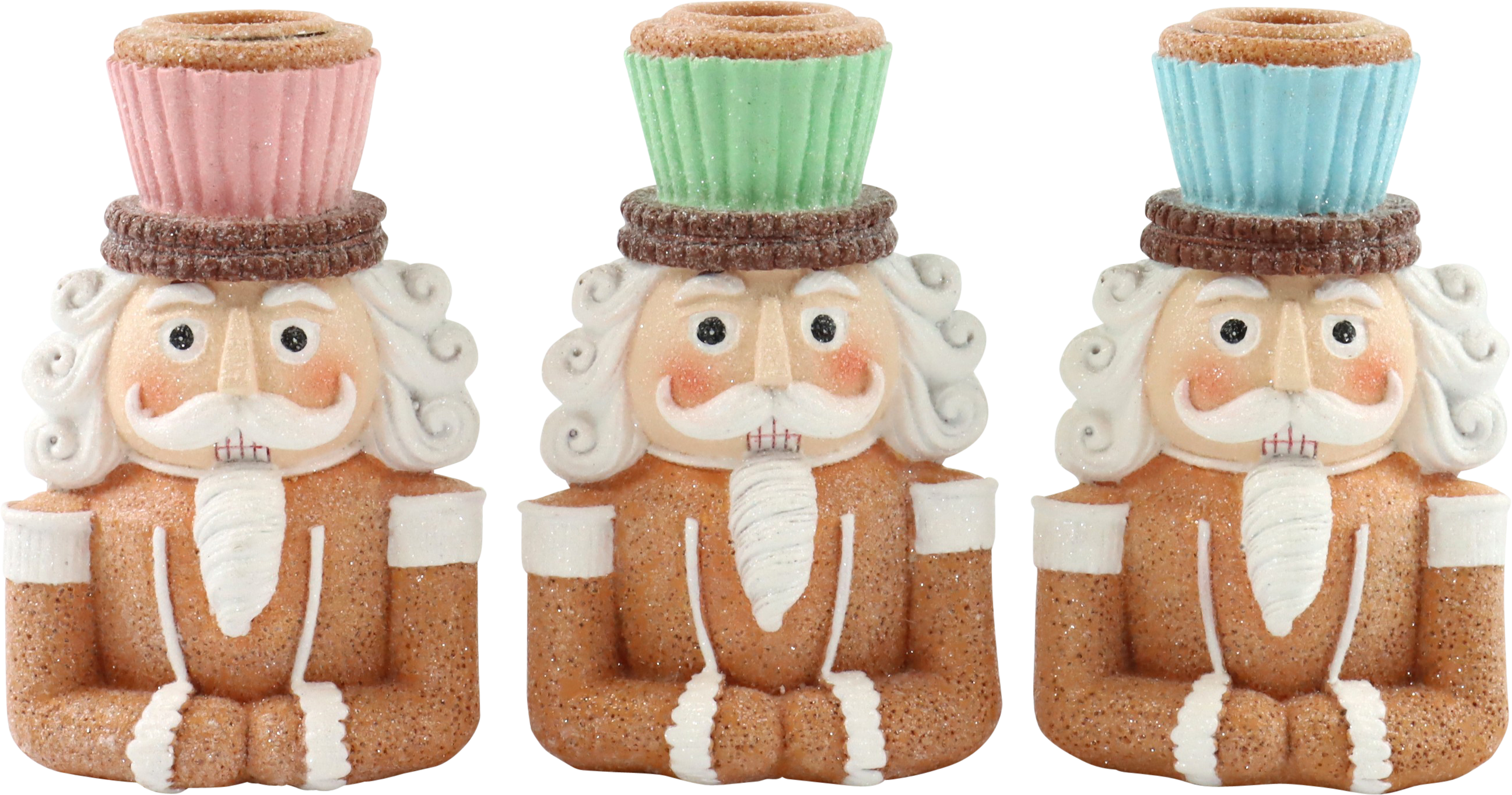 KERZENHALTER GINGERWOOD  S/3