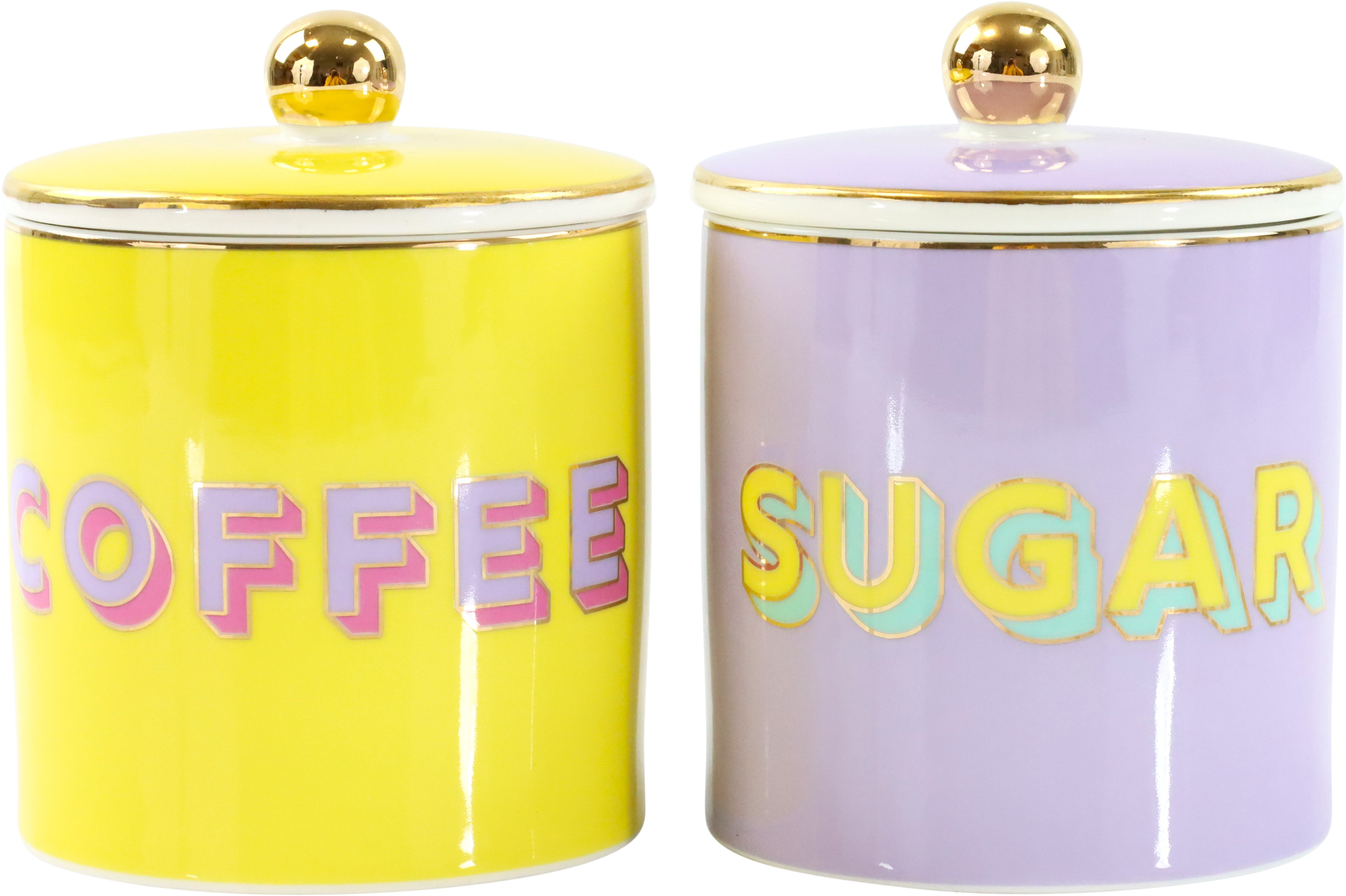 PORZELLANDOSEN  TALKING TABLE  S/2