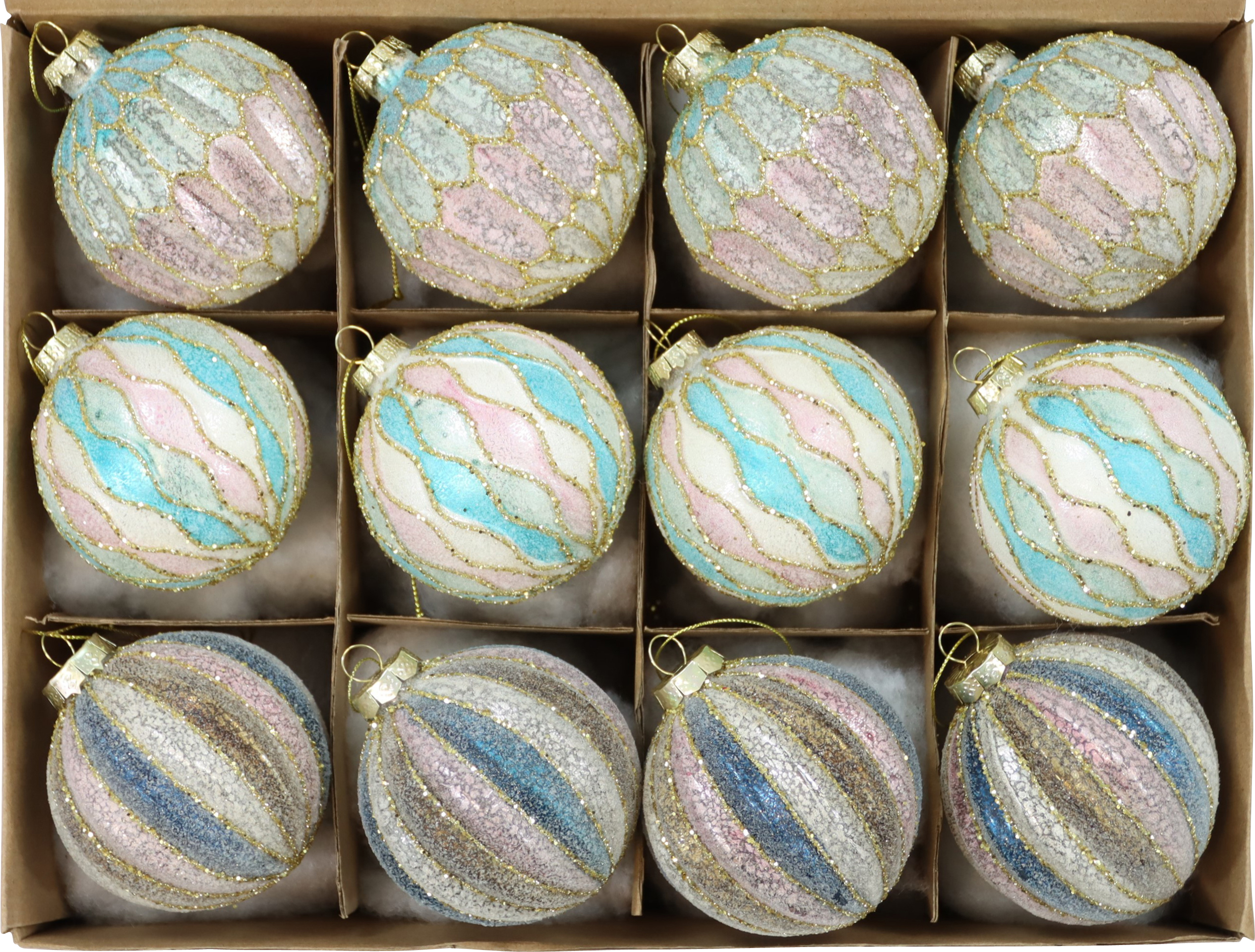 GLASKUGELN HARLEKIN IM DISPLAY S/12