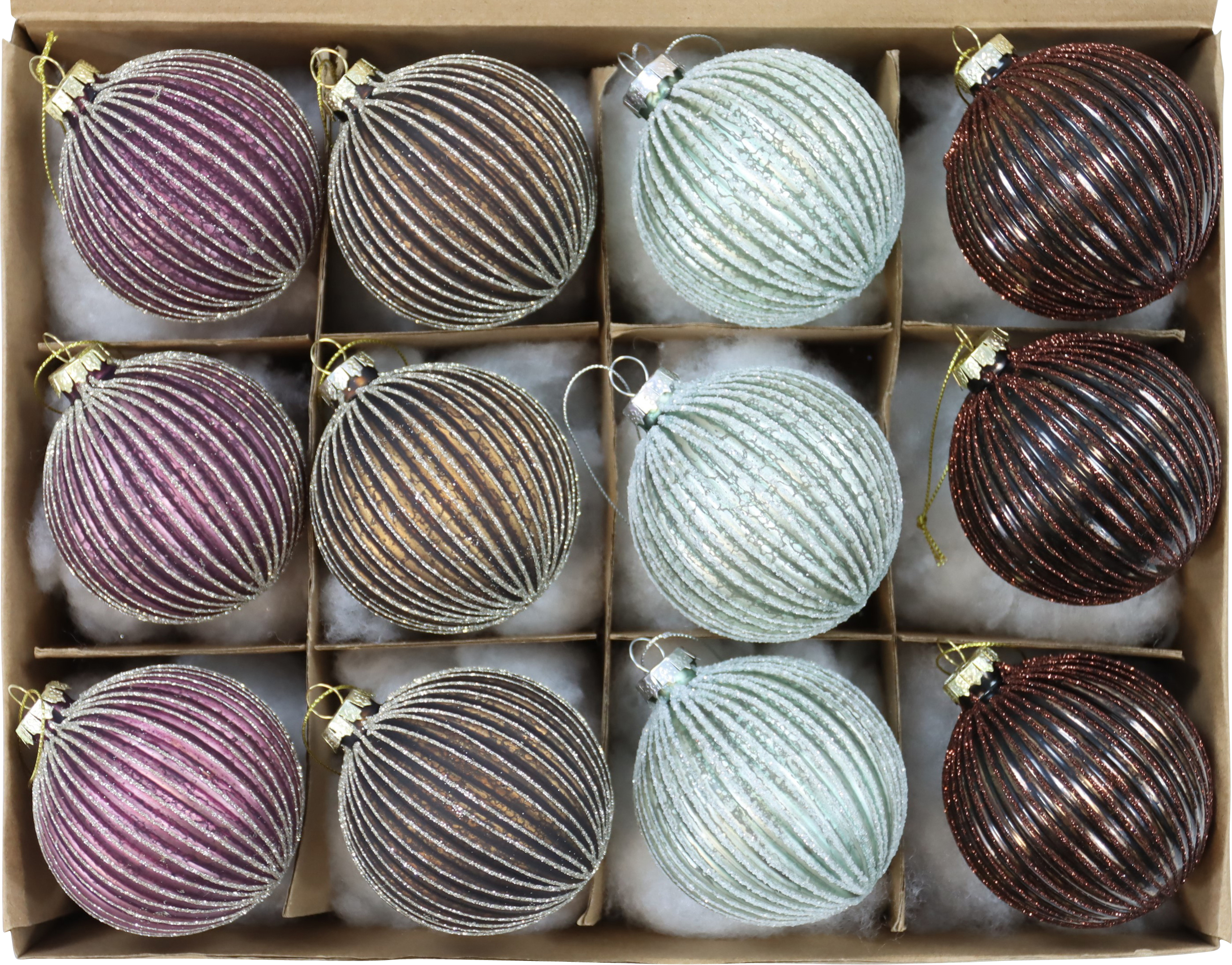 GLASKUGELN GLAMOUR  S/12