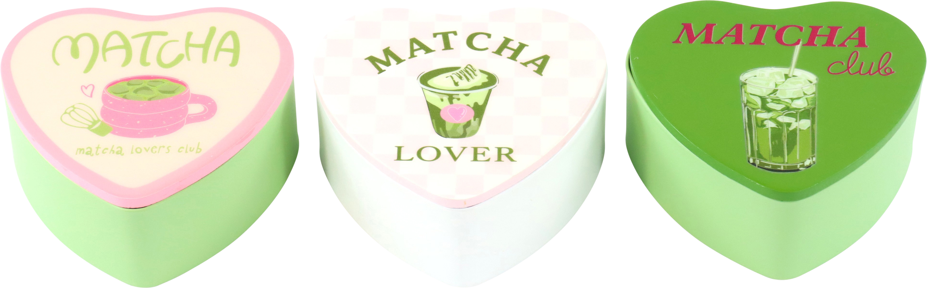 HERZSCHACHTELN MATCHA LOVER  S/3