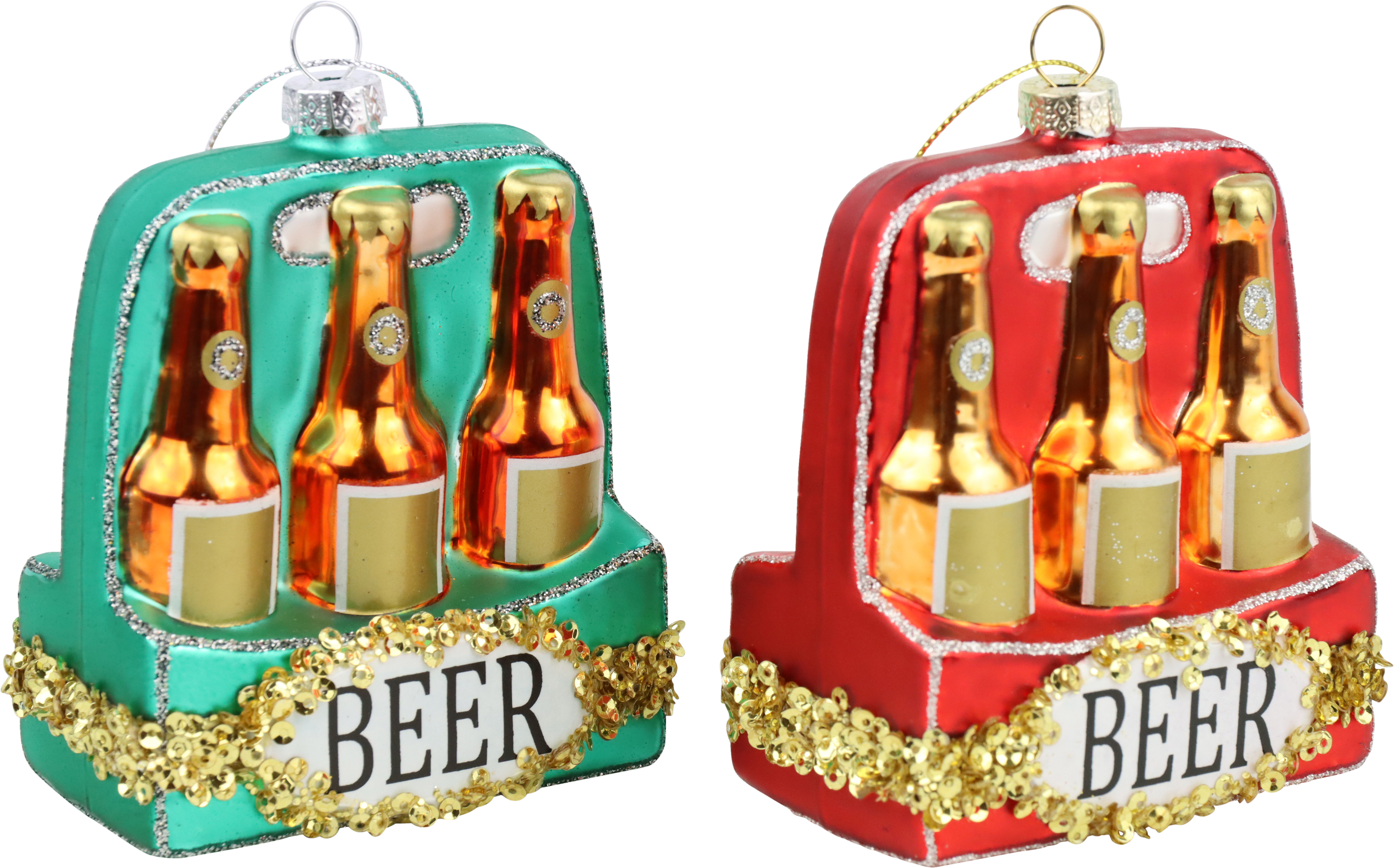 GLASSCHMUCK BEER  S/2