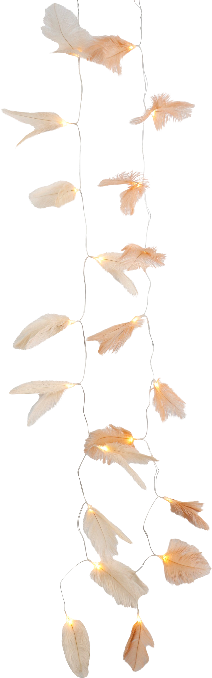 LED-GIRLANDEN FEATHERS  S/2