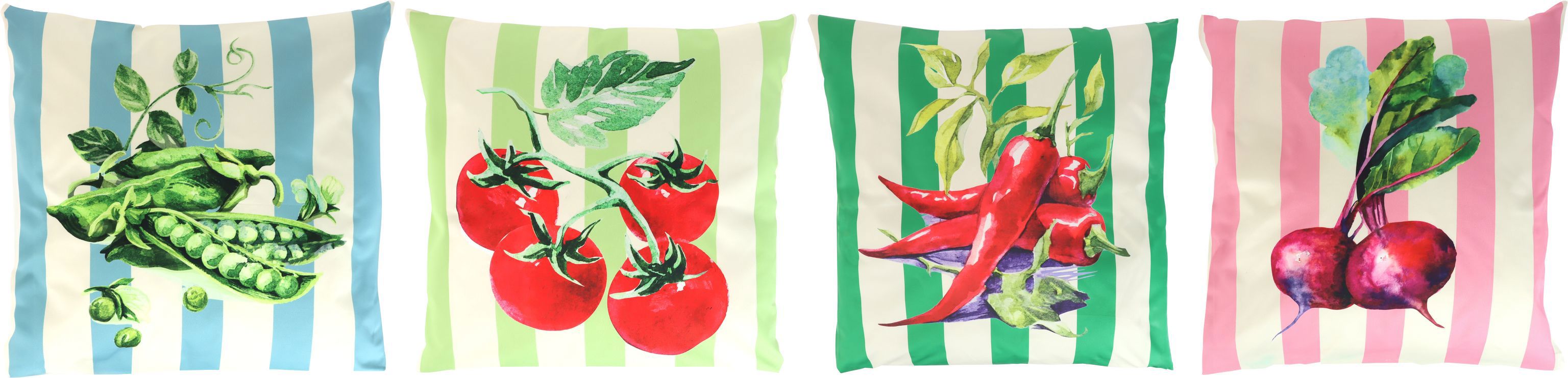 KISSENHÜLLEN VEGGIEVIBES 45X45 S/4