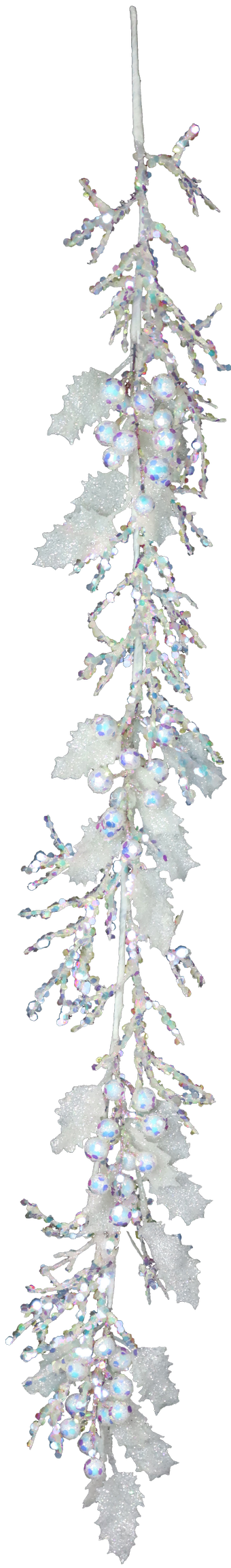 GIRLANDENZWEIG EISKRISTALL