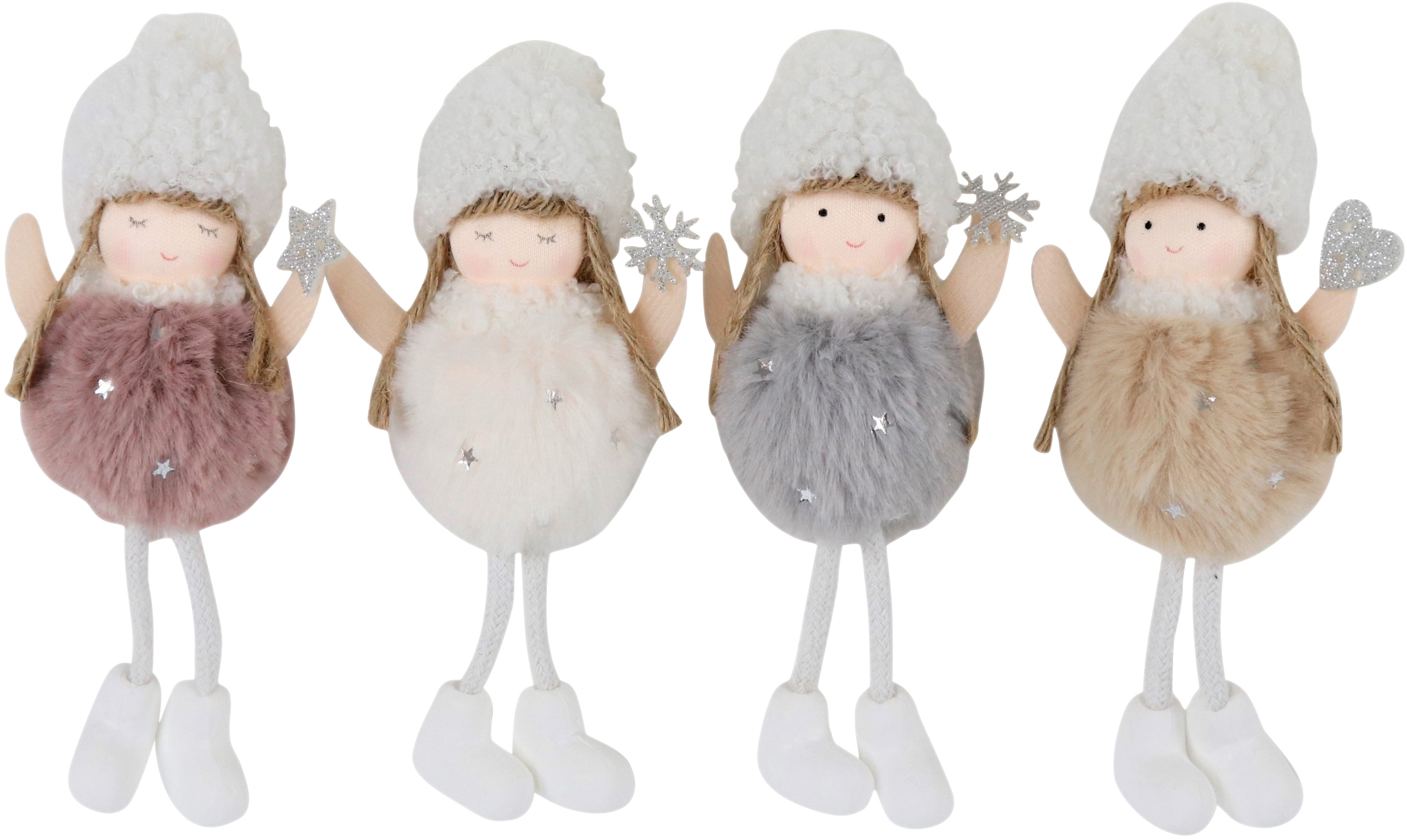 ZIERHÄNGER WINTERDOLLS  S/4
