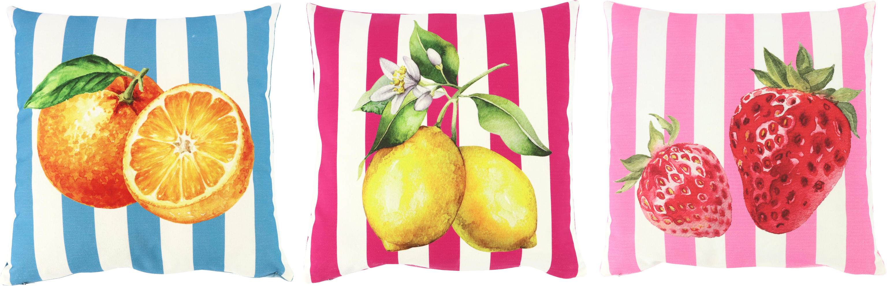 KISSENHÜLLEN FRUIT PARTY 40x40 S/3