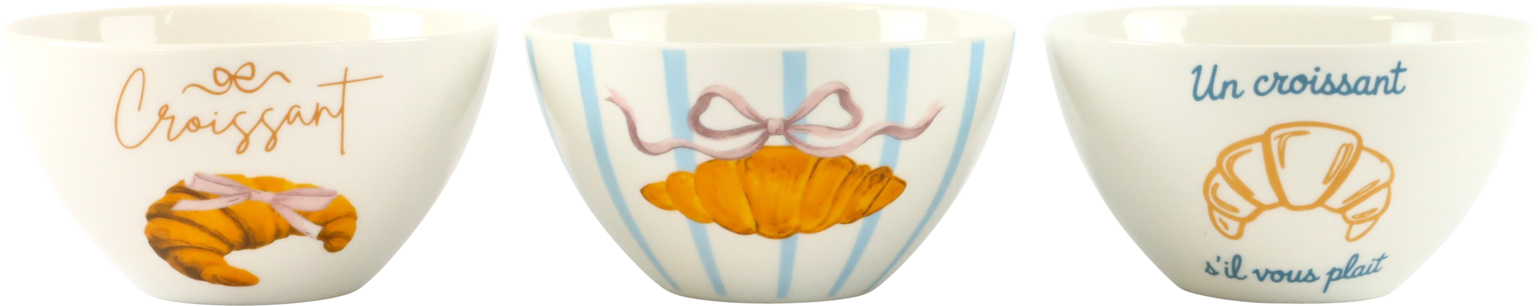 BOWLSCHALEN MAISON CROISSANT  S/3
