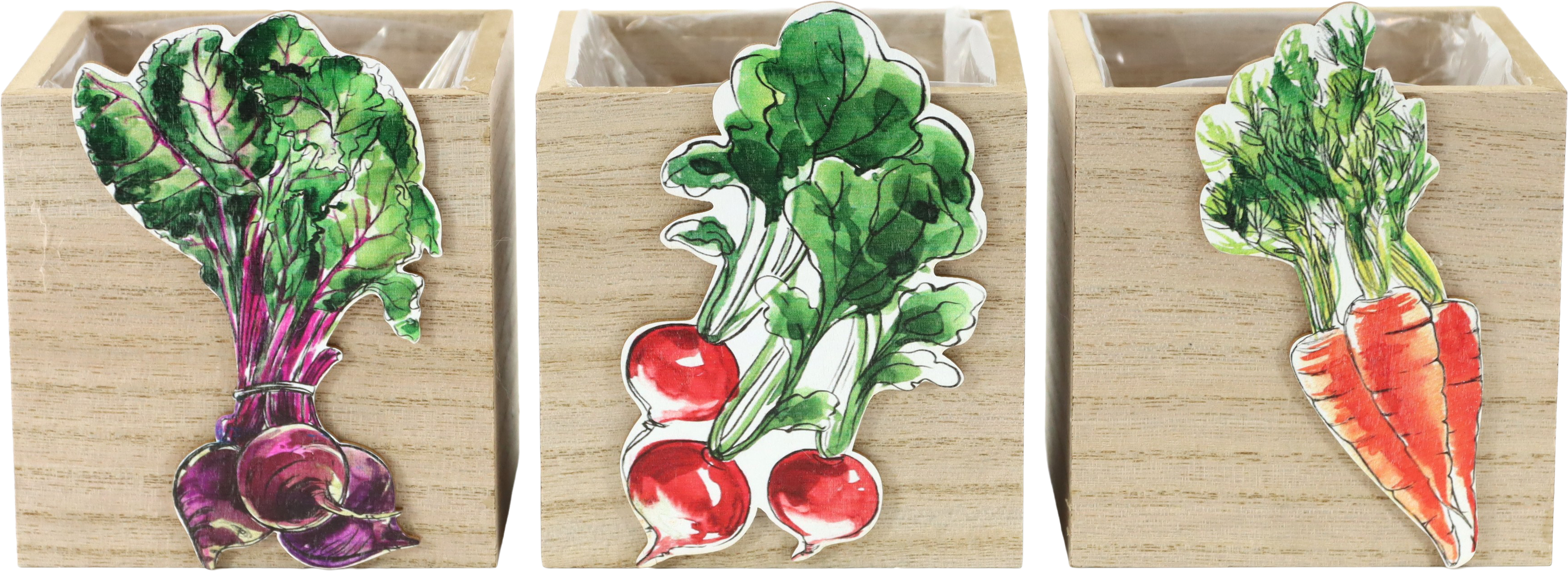 HOLZKISTEN VEGGIE VIBES  S/3