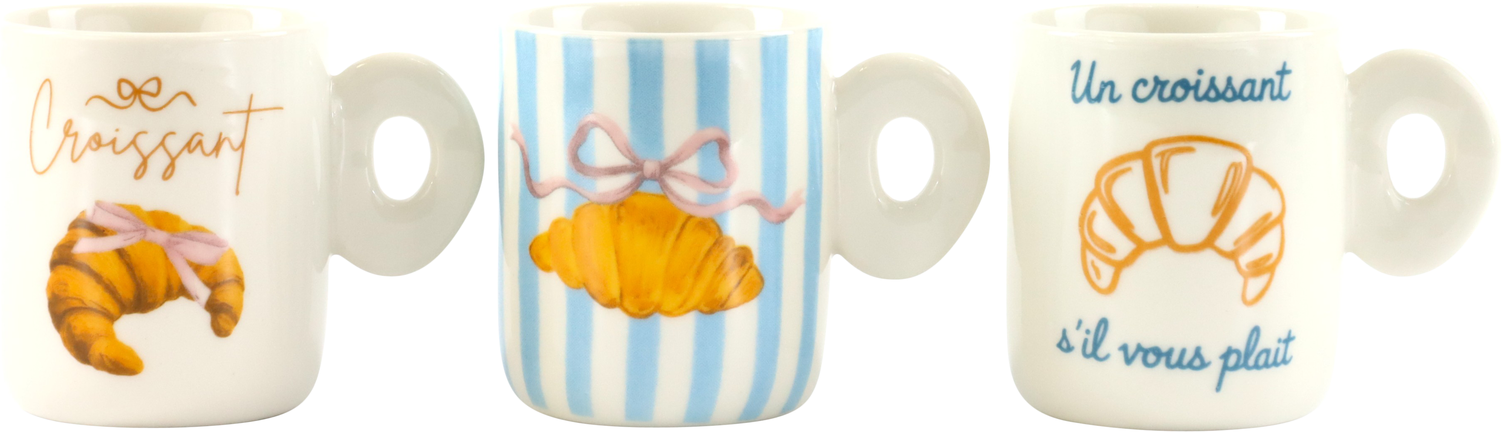 ESPRESSOTAS. MAISON CROISSANT  S/3