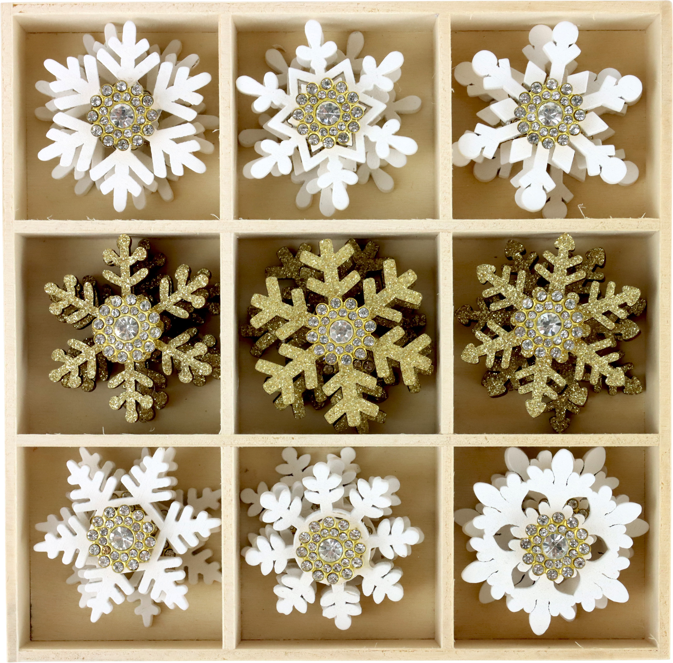 HOLZBOX KRISTALLSTERNE  S/27