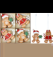 HOLZBOX GINGERBREAD MAN  S/12