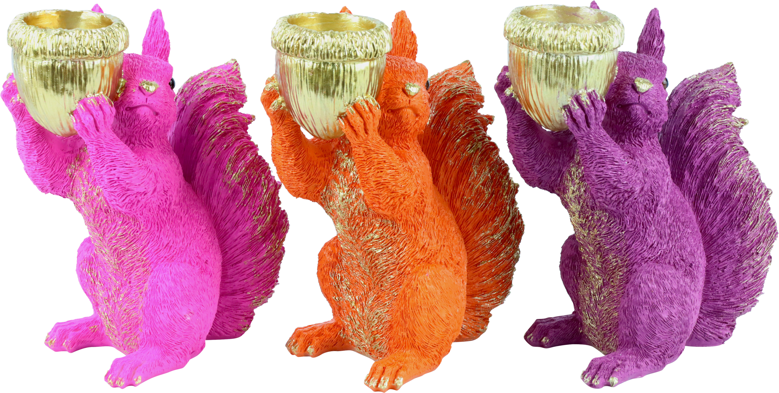 LEUCHTER SQUIRRELS  S/3