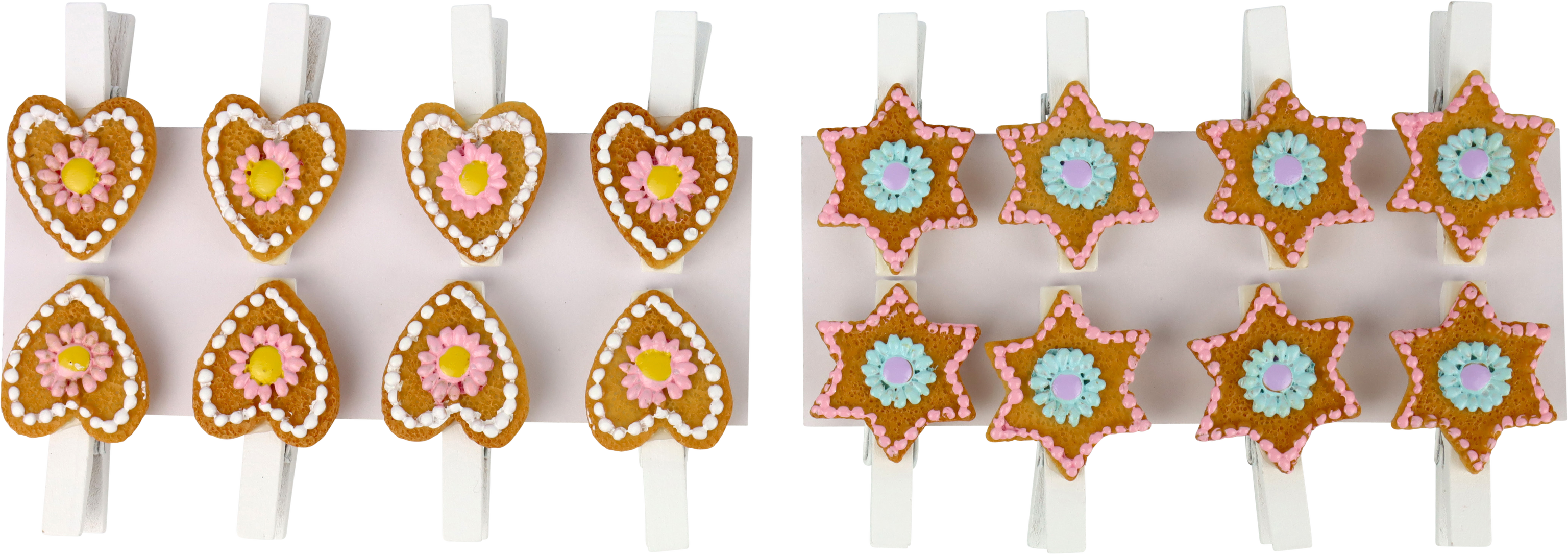 KLAMMERN STERN HERZ  S/16