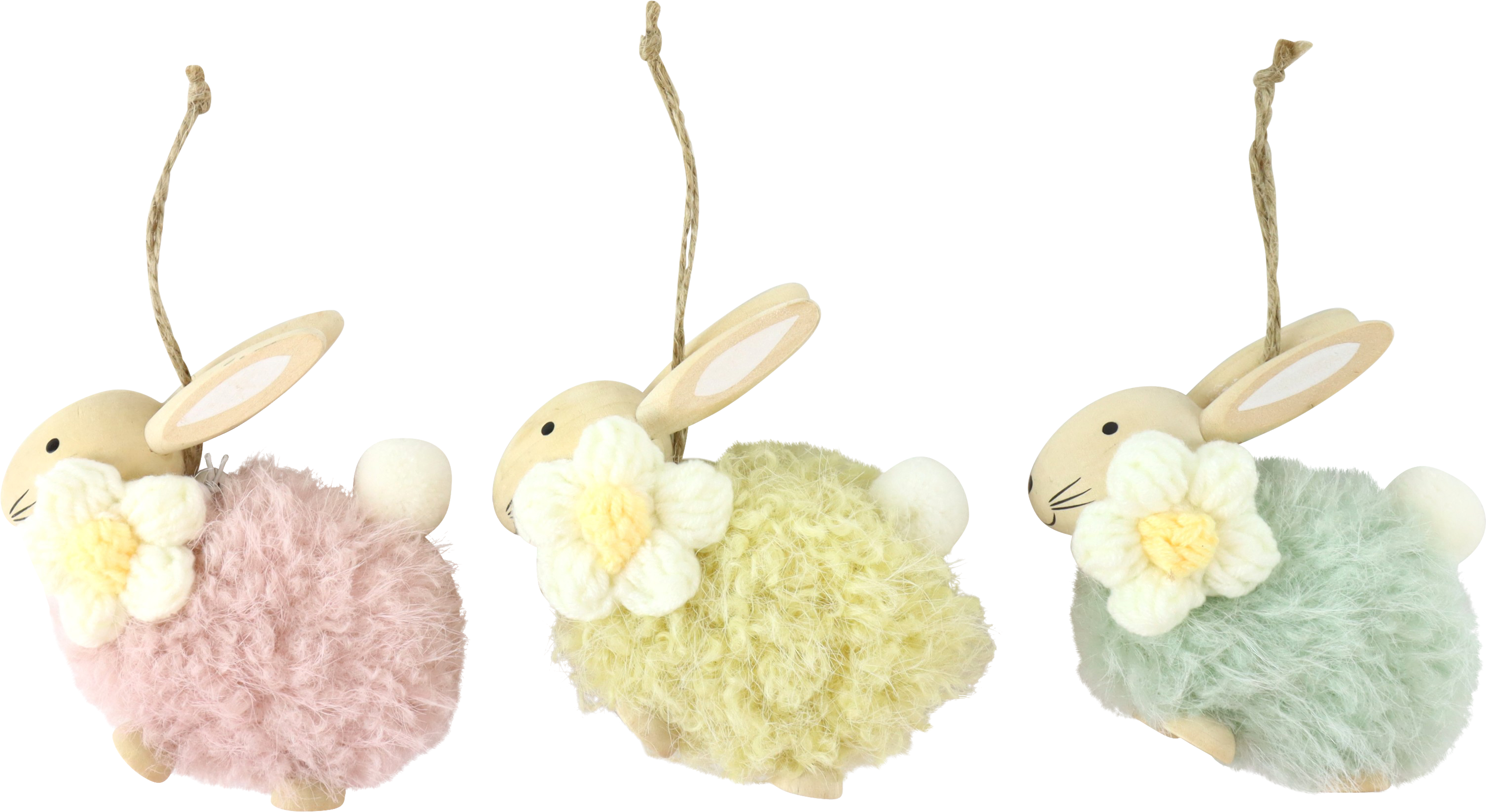 HASENHÄNGER PASTEL BUNNY  S/3