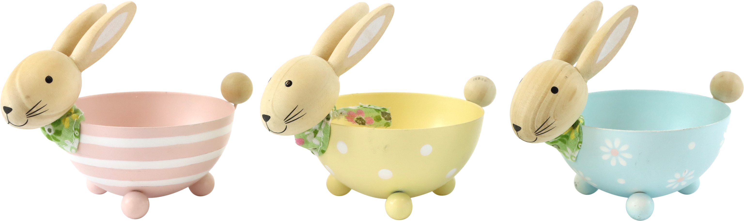 HASENSCHÄLCHEN PASTEL BUNNY  S/3