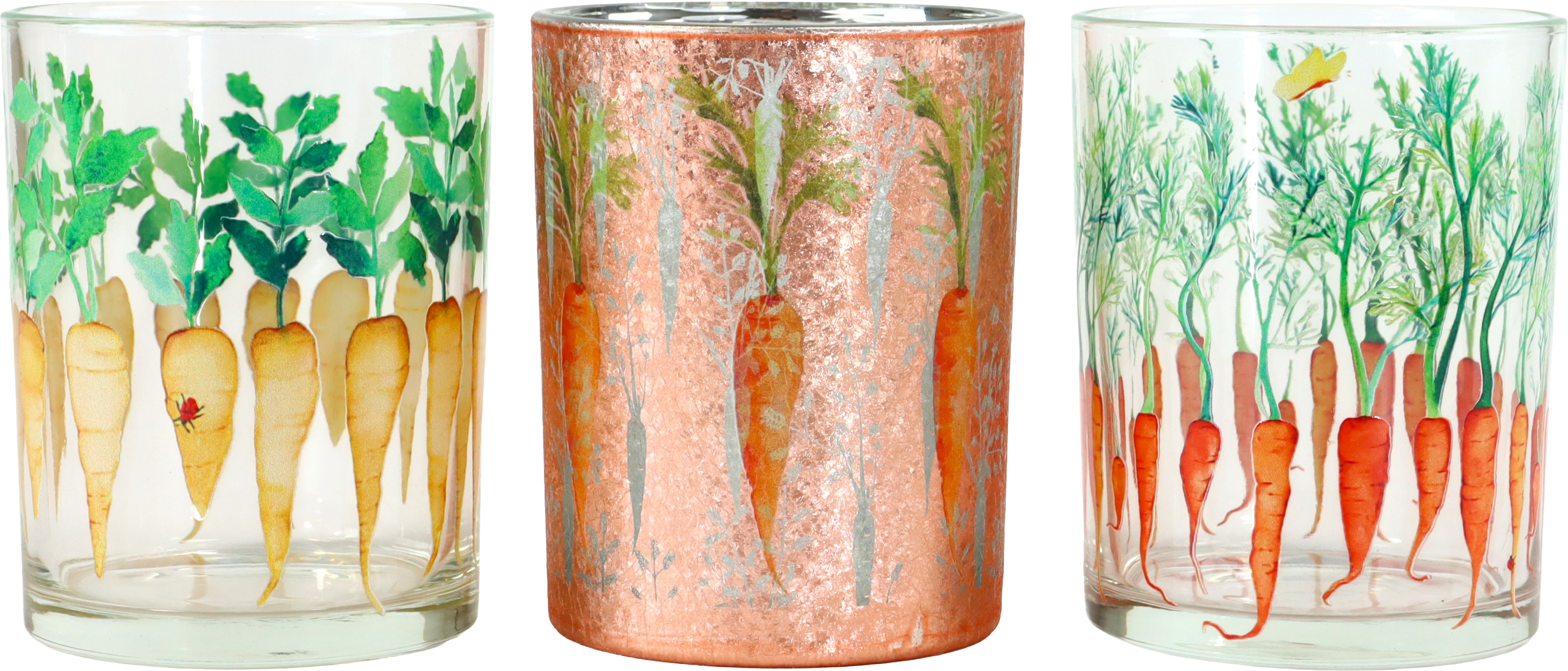 TISCHLICHTER COZY CARROTS  S/3