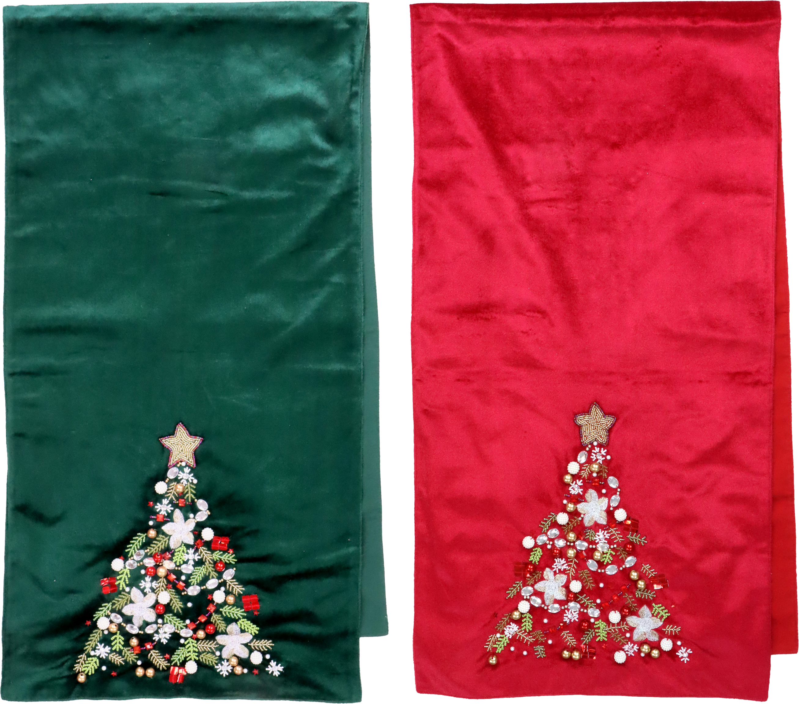 TISCHLÄUFER VELVET NOEL 40X150 S/2