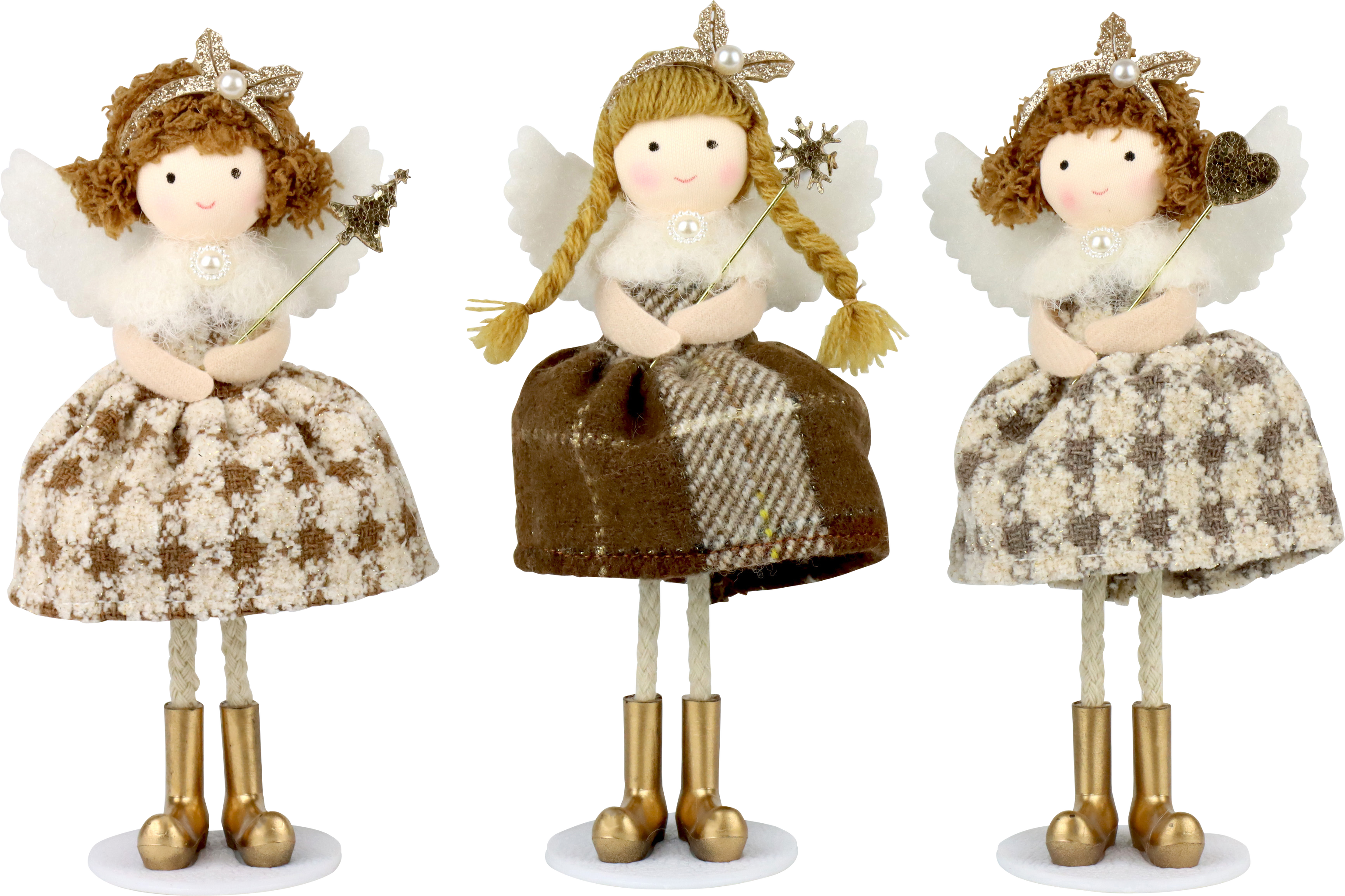 ENGELTRIO RUSTIC ANGELS  S/3